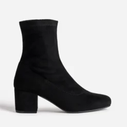 Boots noires à talon