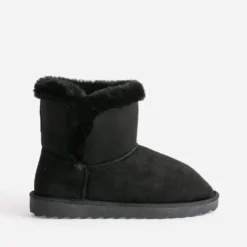 Boots noir fourré