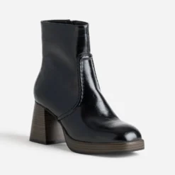 Boots noir à plateforme