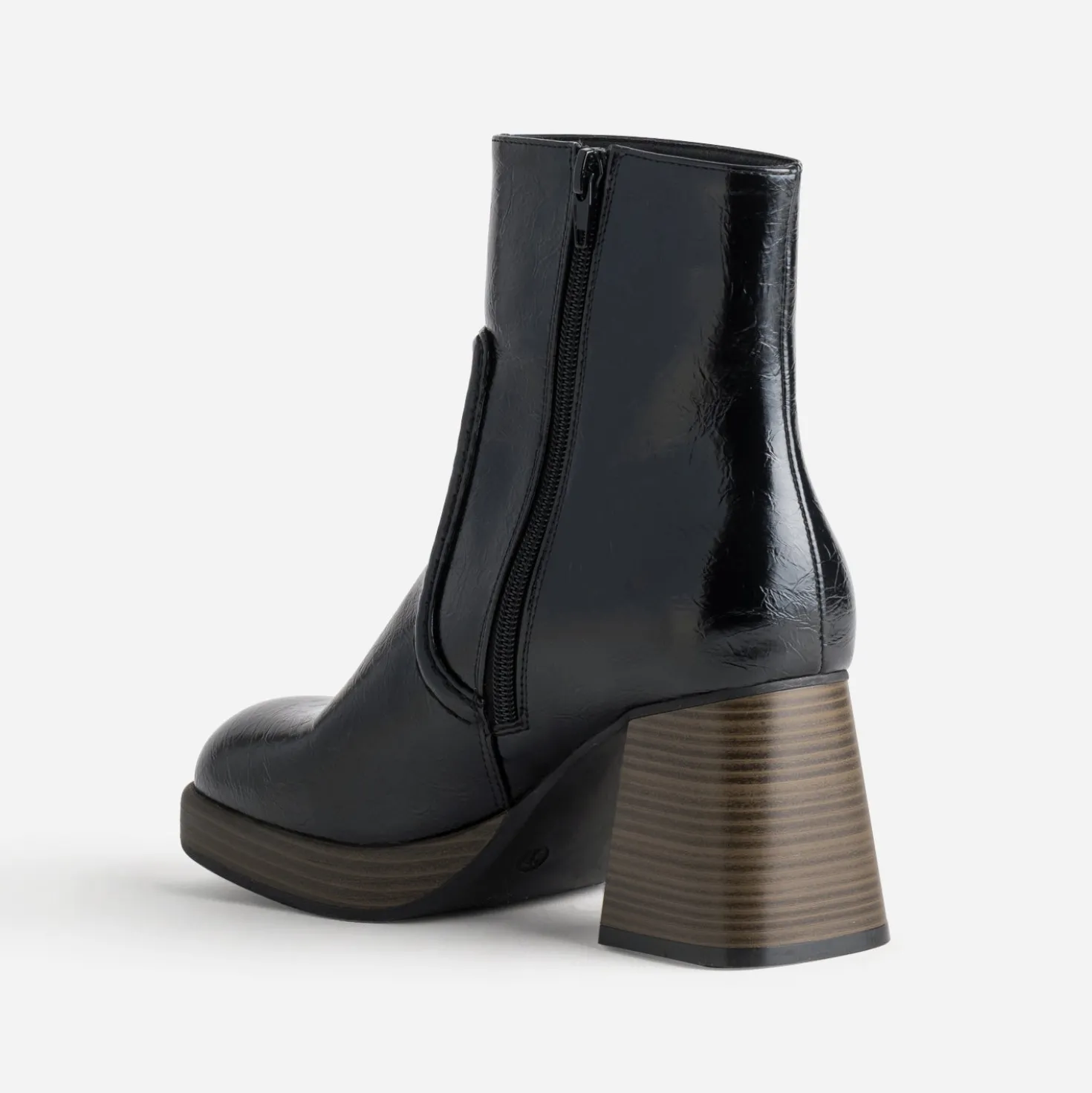 Boots noir à plateforme