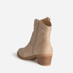 Boots santiag TEXTO beige
