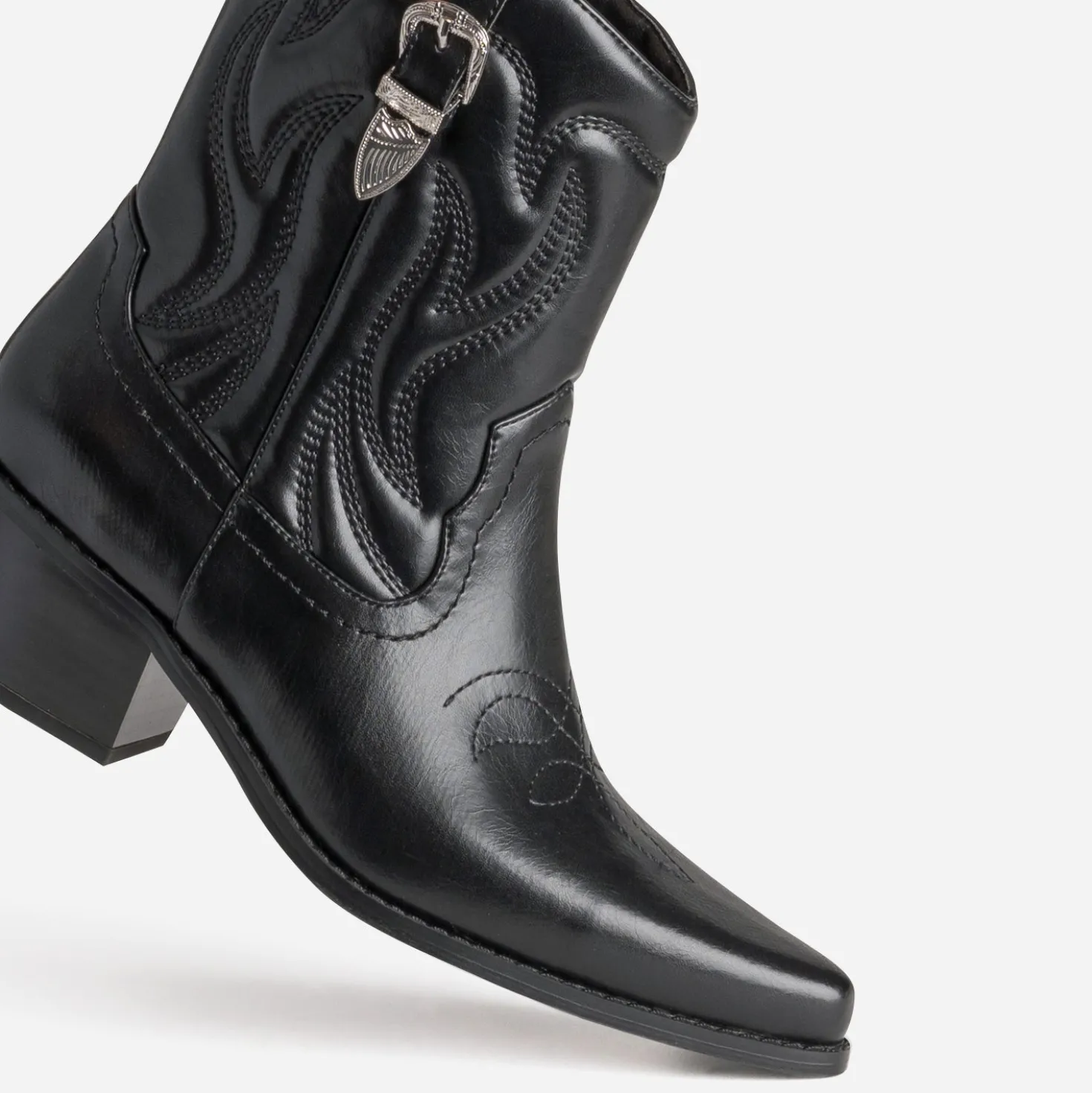 Boots santiag TEXTO noir