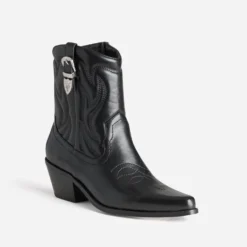 Boots santiag TEXTO noir