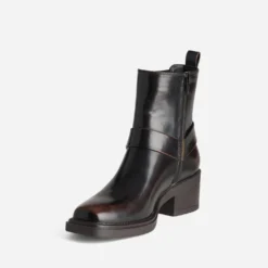Boots TEXTO bordeaux esprit motard