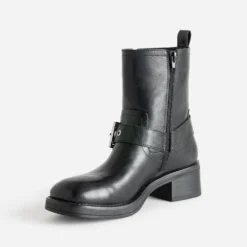 Boots TEXTO noir esprit motard