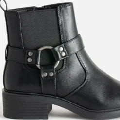 Boots TEXTO noir esprit motard