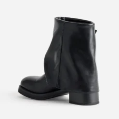 Boots TEXTO noir guêtre esprit motard