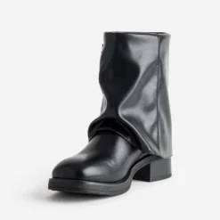 Boots TEXTO noir guêtre esprit motard