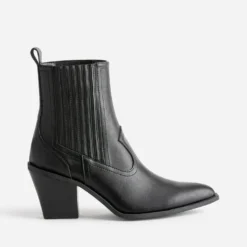 Boots Western TEXTO noir