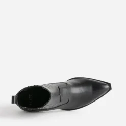Boots Western TEXTO noir