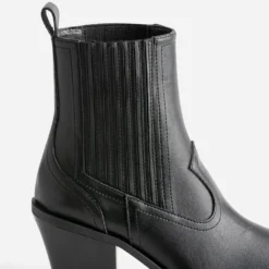 Boots Western TEXTO noir