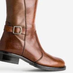 Botte cognac avec boucle