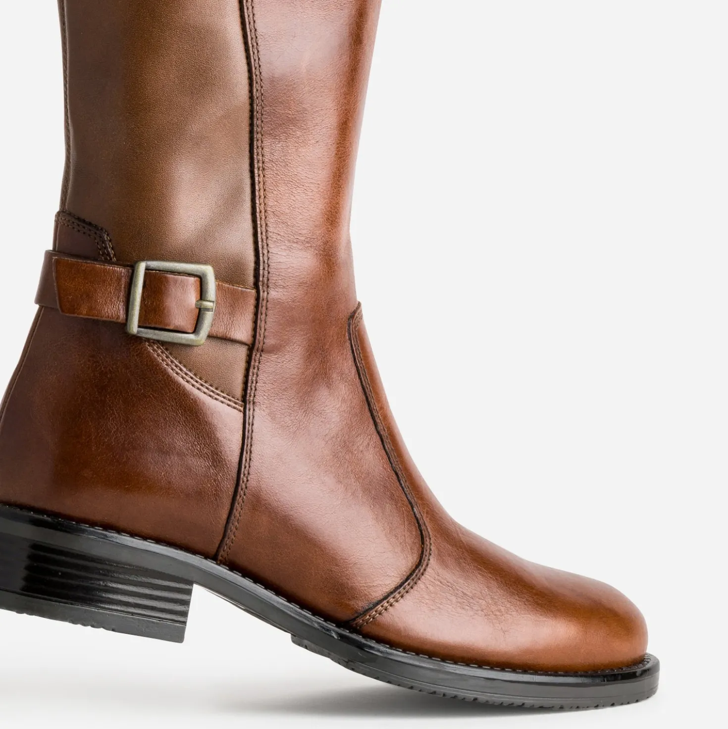 Botte cognac avec boucle