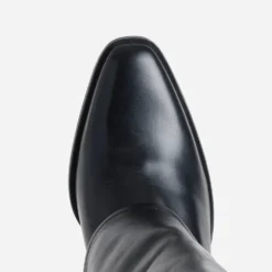 Botte fourreau noire cuir