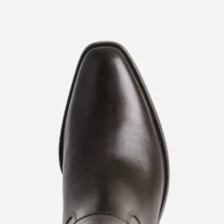 Botte marron cuir
