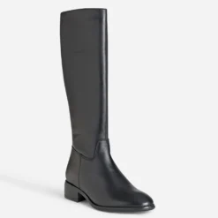 Botte noire cuir