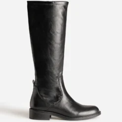Botte noire forme cavalière