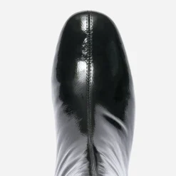 Botte noire vernie