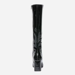Botte noire vernie