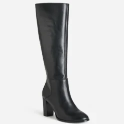 Botte à talon noire