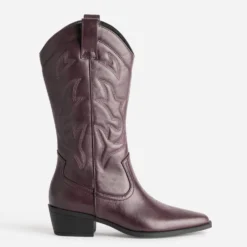 Botte TEXTO bordeaux esprit santiag