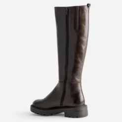 Botte TEXTO marron cuir semelle crantée
