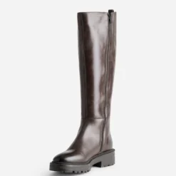 Botte TEXTO marron cuir semelle crantée