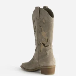 Botte TEXTO taupe et bronze esprit santiag