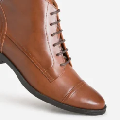 Bottine ERAM FLEX cognac en cuir éco-conçu