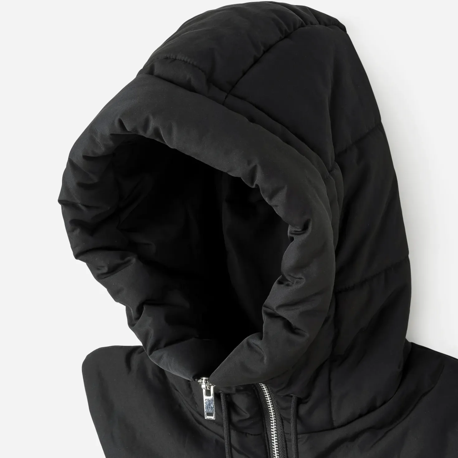 Capuche TEXTO noire matelassé