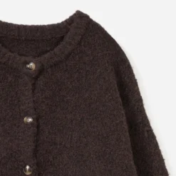 Cardigan TEXTO marron en tricot