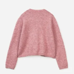 Cardigan TEXTO rose en tricot