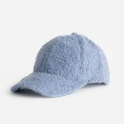 Casquette TEXTO bleue en bouclette