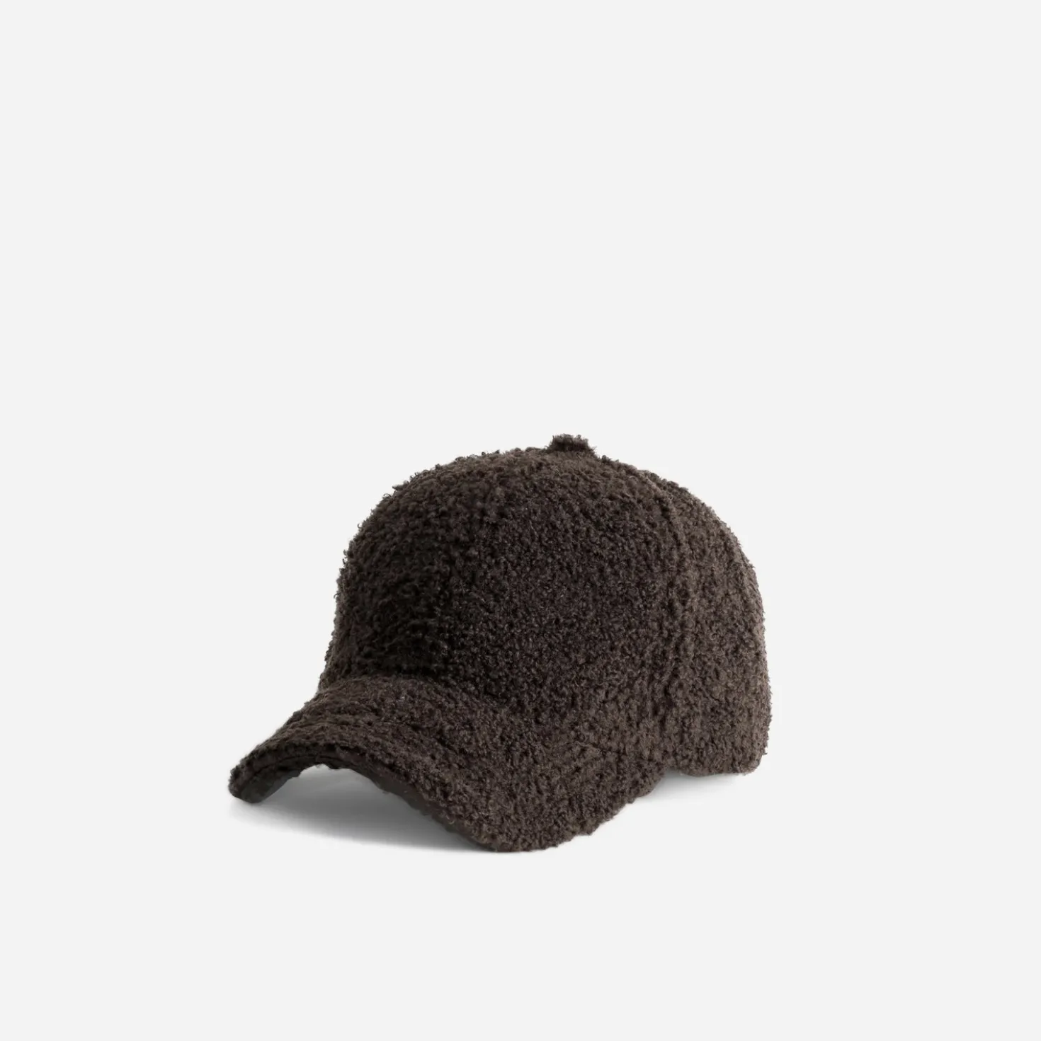 Casquette TEXTO chocolat en bouclette