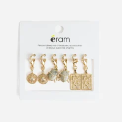 Charms dorés métal