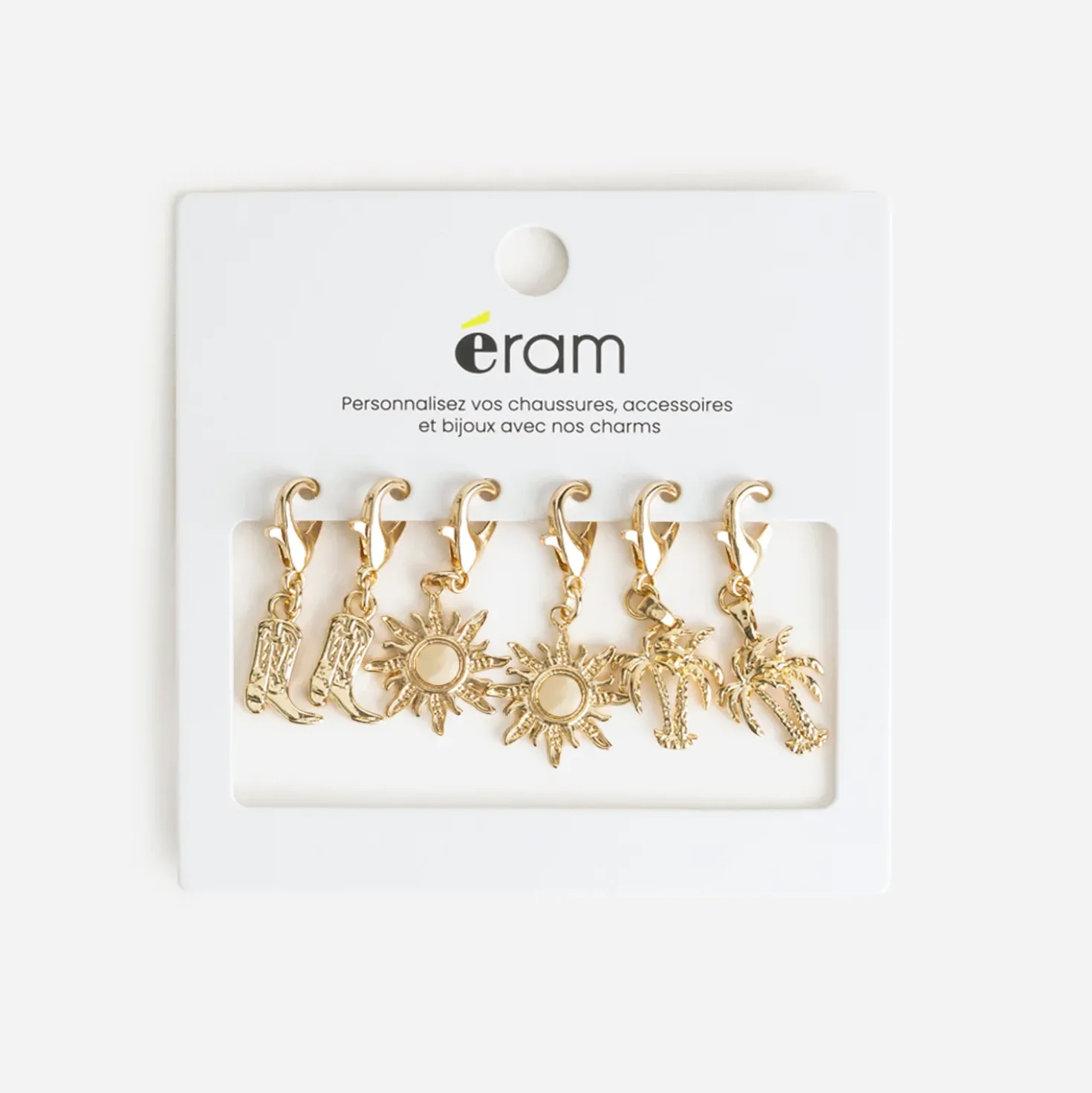 Charms dorés métal
