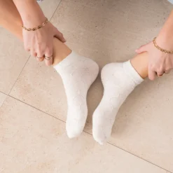 Chaussettes courtes blanches