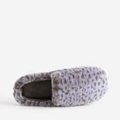 Chausson gris pour femme