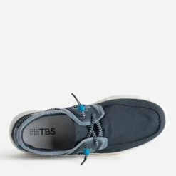 Chaussure-bateau TBS marine toile