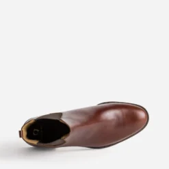 Chelsea boots ATELIER 1927 acajou cuir