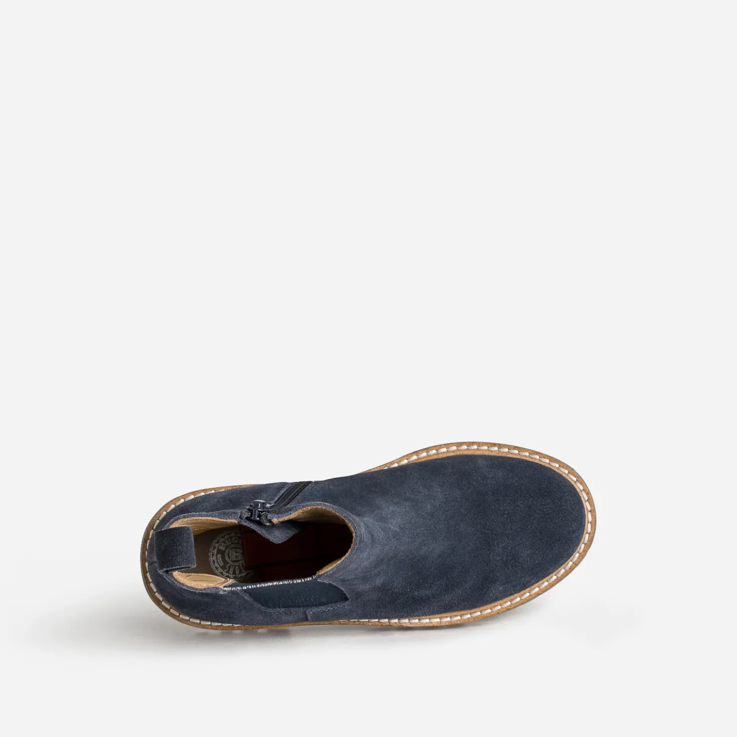Chelsea boots BUGGY marine cuir velours