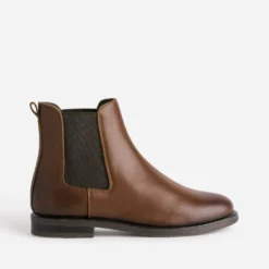 Chelsea boots cognac cuir