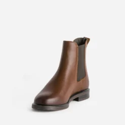Chelsea boots cognac cuir