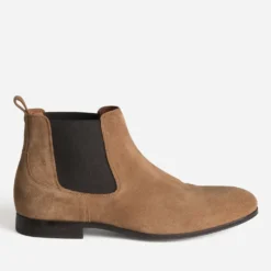Chelsea boots cognac cuir velours