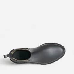 Chelsea boots de pluie IGOR noir et pailleté