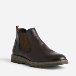 Chelsea boots FLUCHOS marron cuir