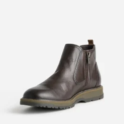 Chelsea boots FLUCHOS marron cuir