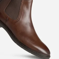 Chelsea boots marron cuir