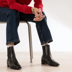 Chelsea boots noir cuir
