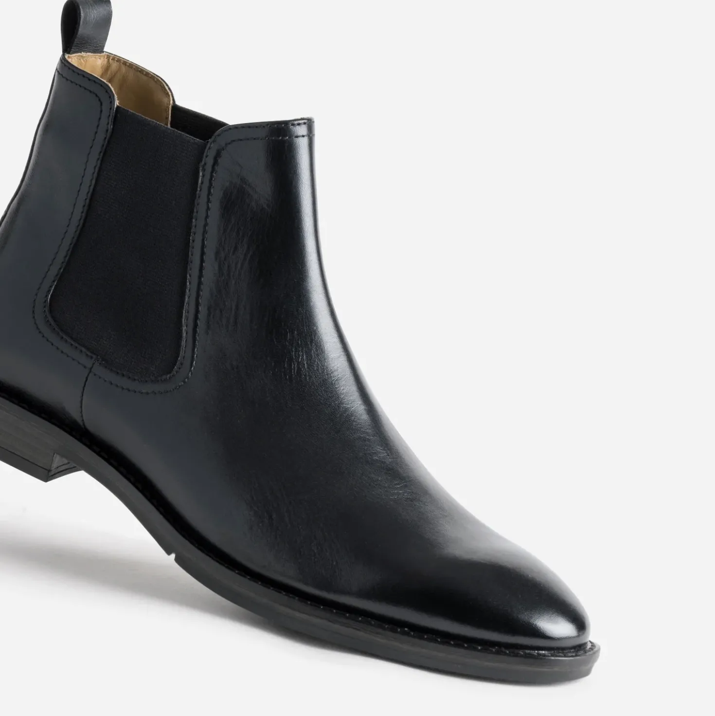 Chelsea boots noir cuir